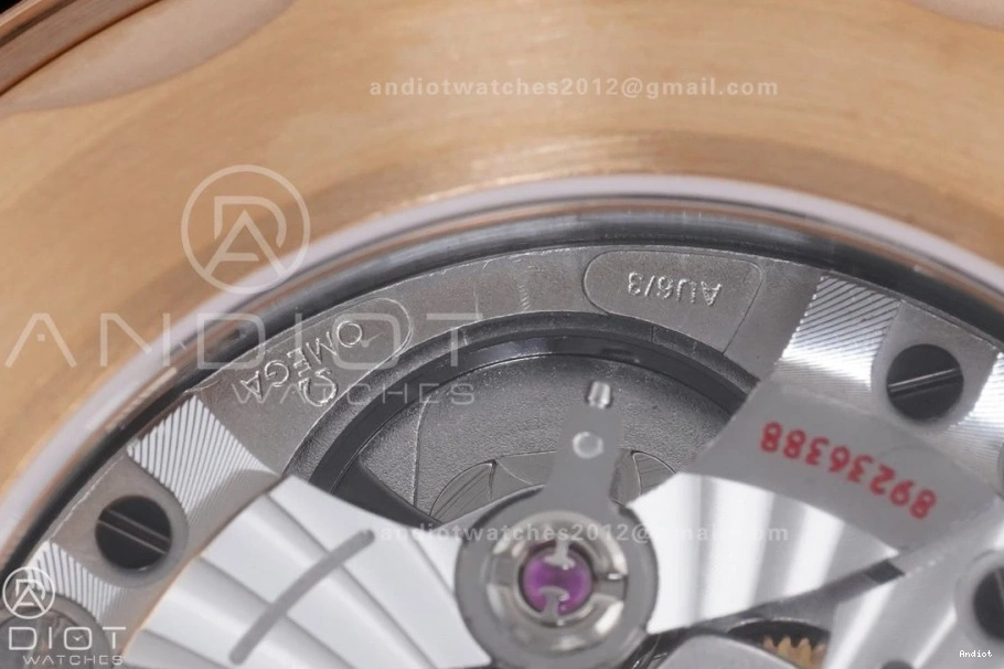 300M A8806 1:1 VSF on Diver Bracelet Gold Mesh Edition Seamaster Dial Best Rose Black 1224